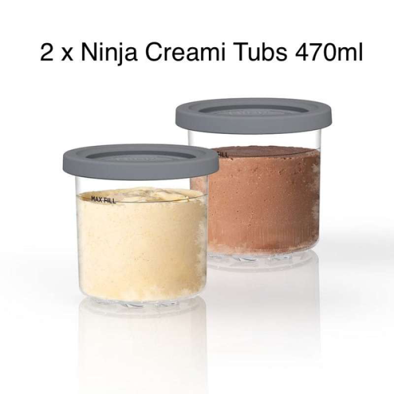 Lot De 4 Pots Réutilisables Pour Ninja Creami - Pintes Transparentes