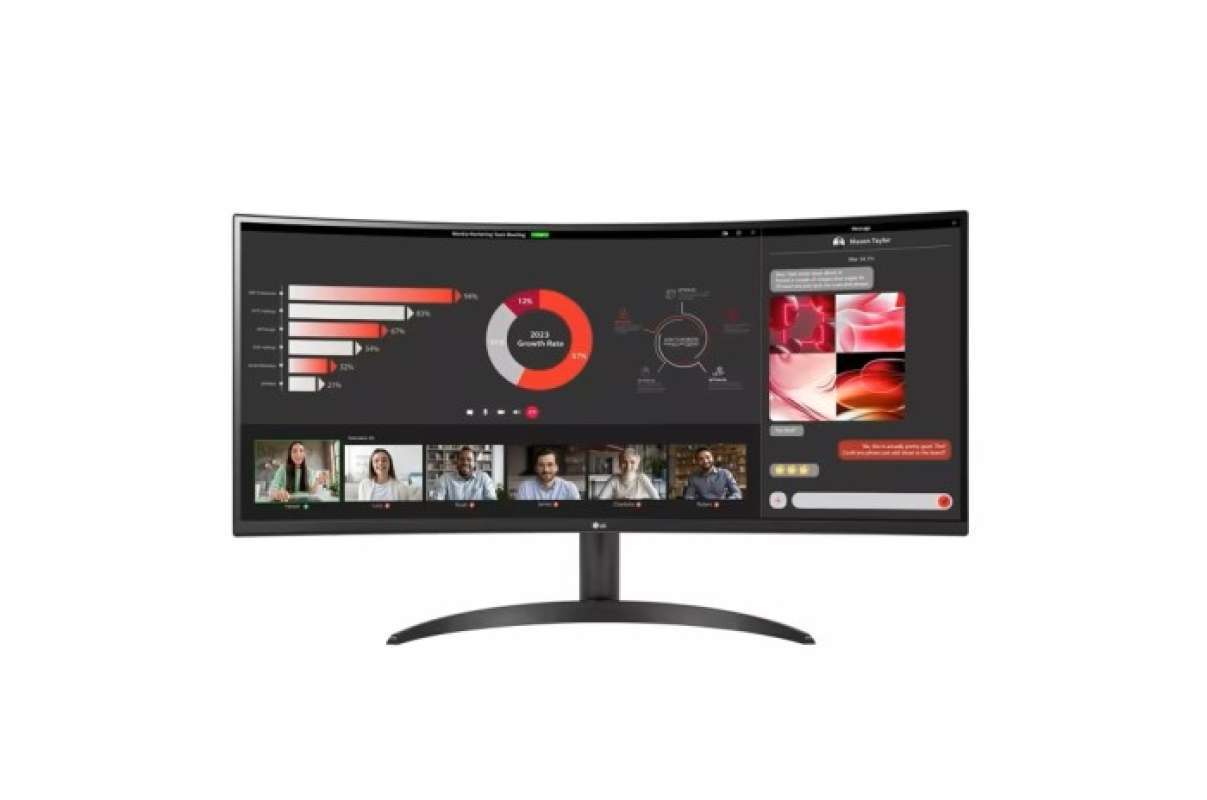 Promo Lg Ultrawide 34wr50qc-b 34 21:9 100hz Curved Qhd Monitor