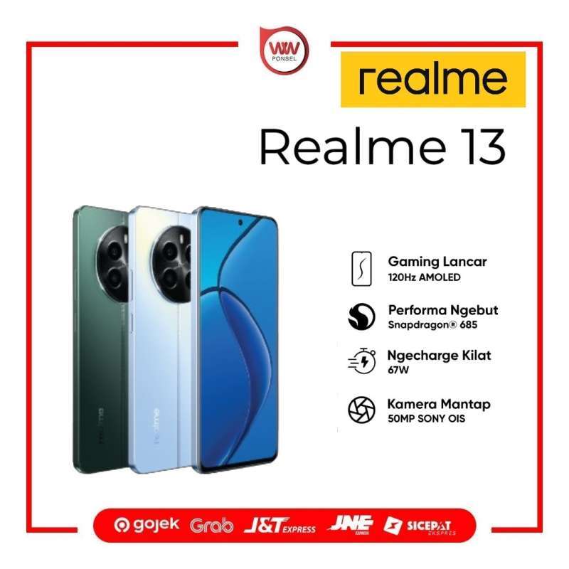 Hp Realme 13 Ram 8GB Internal 256GB Garansi Resmi