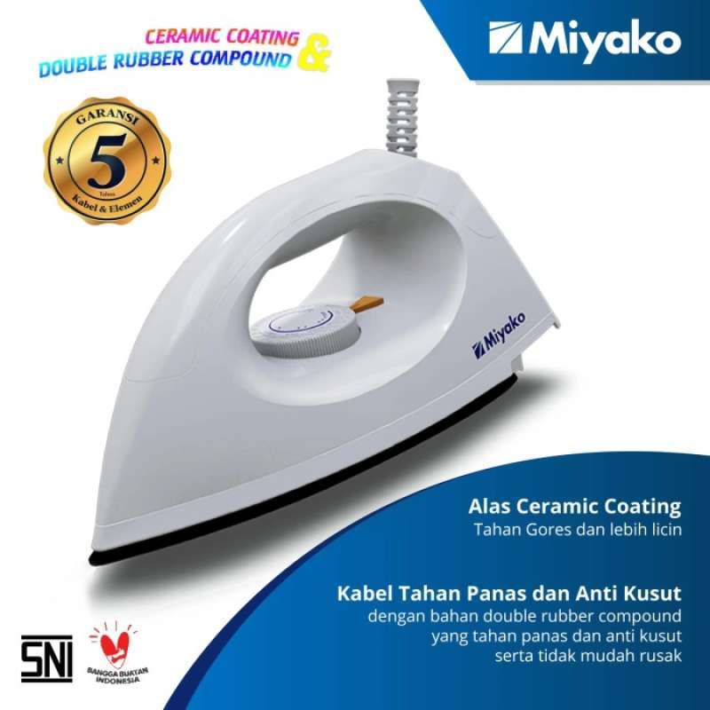 Promo Miyako El-1009m Setrika Listrik Tahan Lama Diskon 23% Di Seller