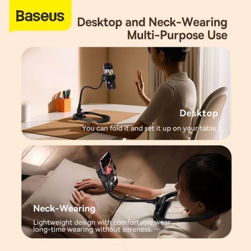 Lazy Pod Baseus Lazy Phone Holder Jual Baseus Comfortjoy Lazy Neck Lazypod  Leher Phone Holder Stand