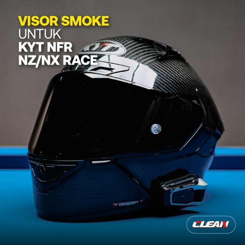 CLEAN Kaca Helm KYT NFR Fullface Visor NF-R NX Race