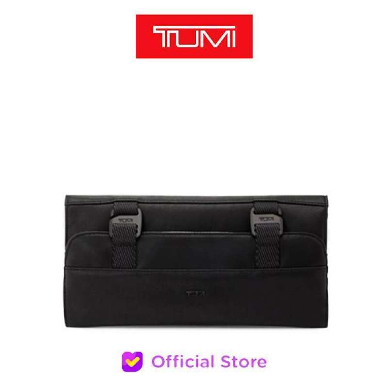 T U M I Mobile Organizer Leather Black