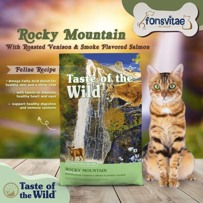 Taste Of The Wild Rocky Mountain Feline 6kg Makanan Kucing