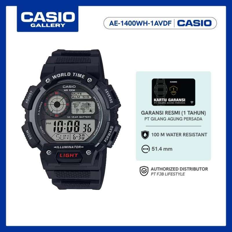 Promo Casio Original Ae-1400wh-1avdf Jam Tangan Pria Digital