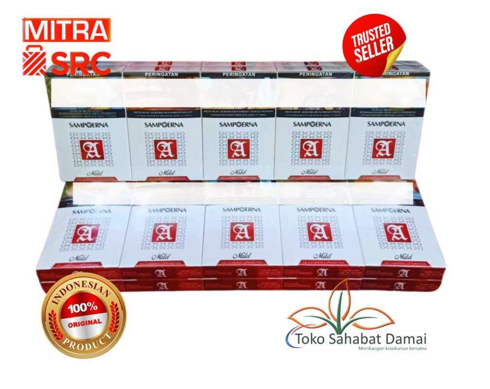 Jual Sampoerna Amild 16 Merah Per Slop (10 Bungkus) Best