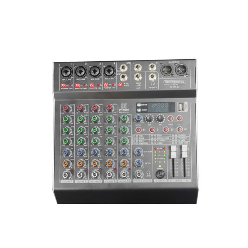 Jual Recording Tech Ktv6 Mixer 6 Channel With Vc Feature Di Seller Dave ...