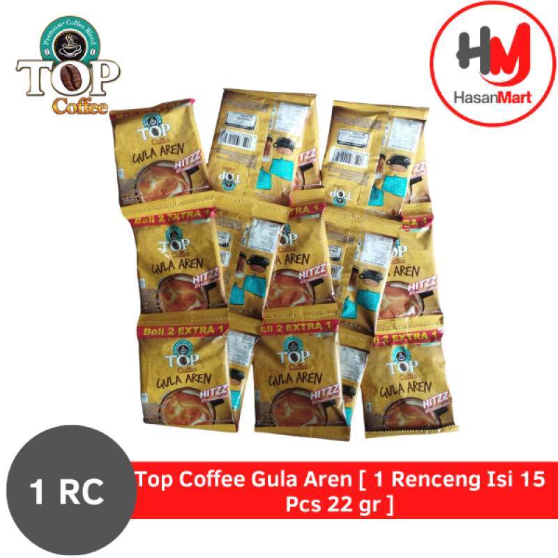Promo Top Kopi Coffee Gula Aren [ 1 Renceng Isi 15 Sachet ] Diskon 9% ...