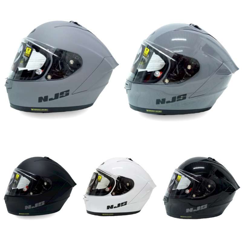 Jual Njs Zx1r Solid Helm Njs Zx 1r Solid Polos - M Stone