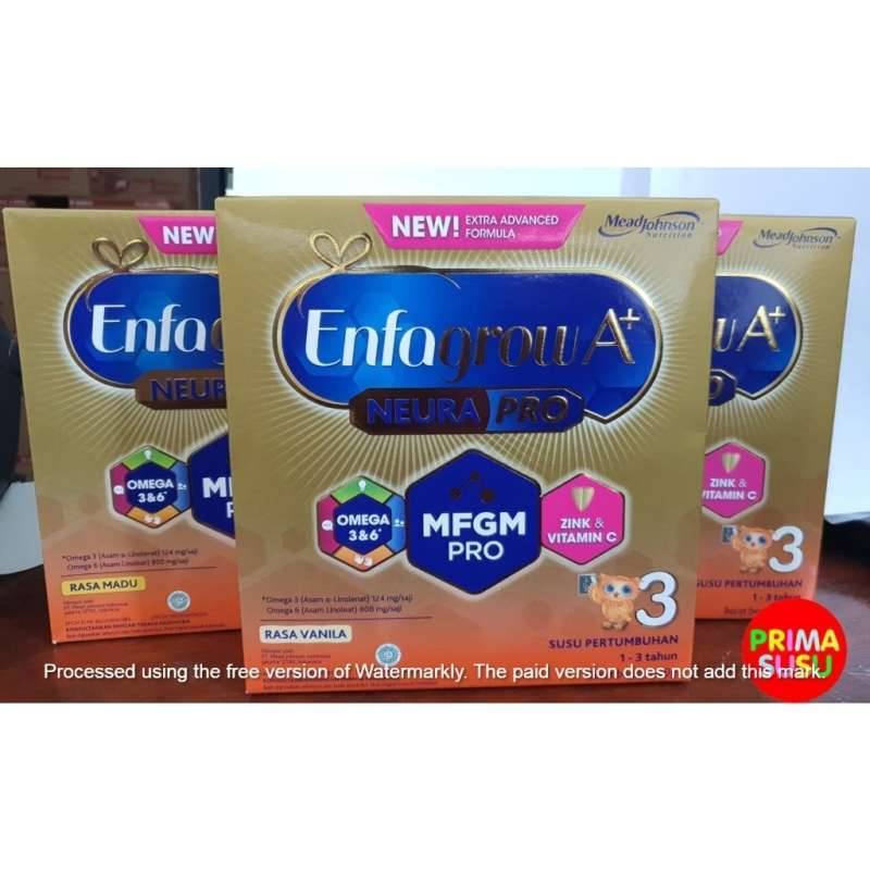 Jual Enfagrow A+ 3 Mfgm Pwd 400 Gr Box Vanila, Madu Di Seller Primasusu ...