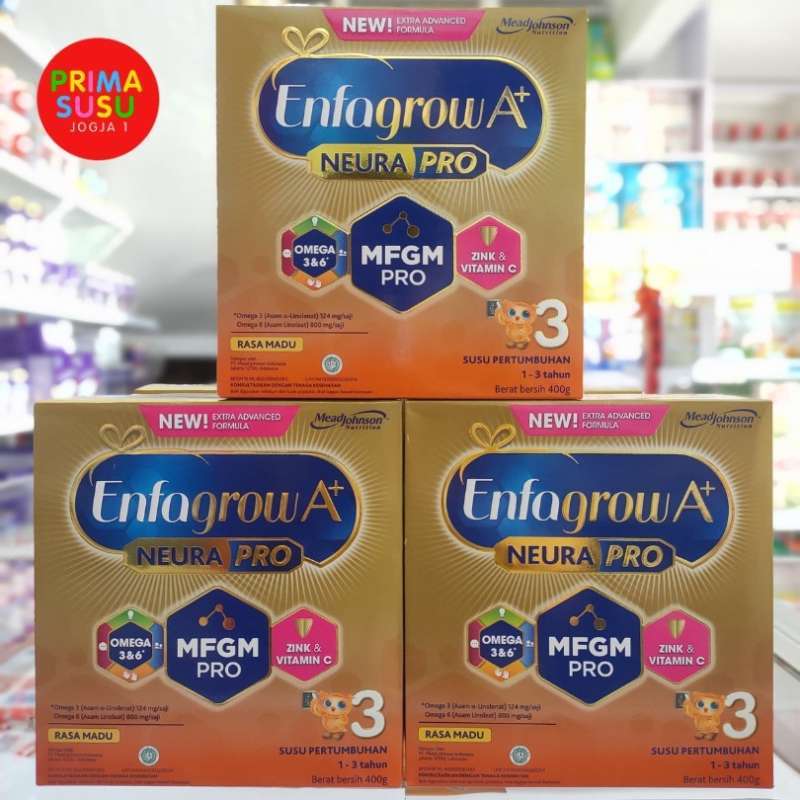 Jual Enfagrow A+ 3 Mfgm Pwd 400 Gr Box Vanila, Madu Di Seller Primasusu ...