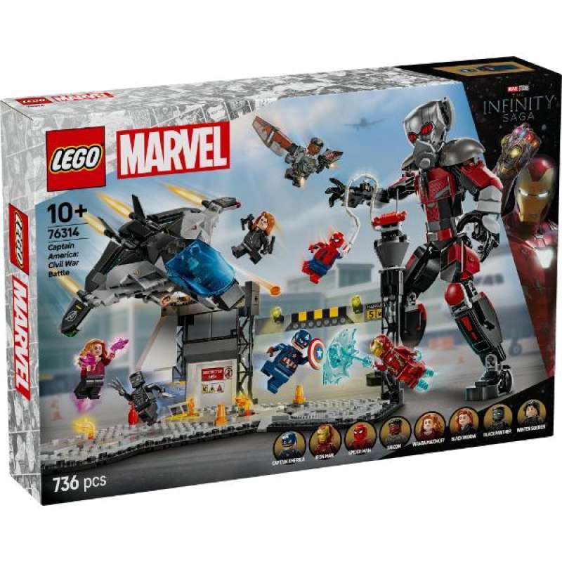 Promo LEGO Super Heroes Marvel 76314 Captain America: Civil War