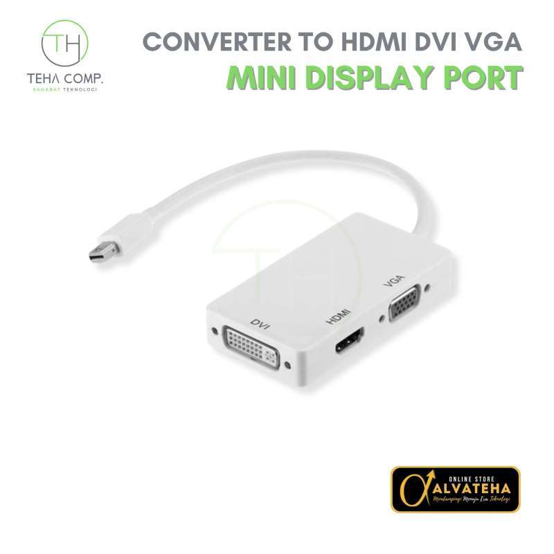 Converter Mini Display Port Thunderbolt to HDMI VGA DVI Adaptor Mini DP