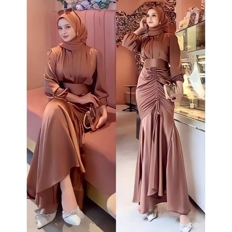 dress bahan satin Inspirasi model dress bahan satin  Di muat dari berbagai sumber 