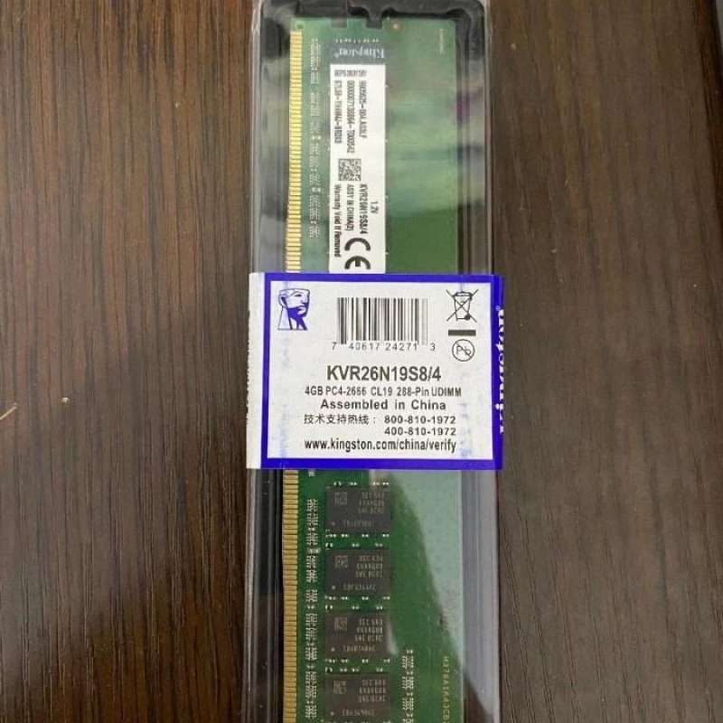 Memory Kingston Ddr4 4GB KINGSTON DDR RAM KOMPUTER PC Desktop GB