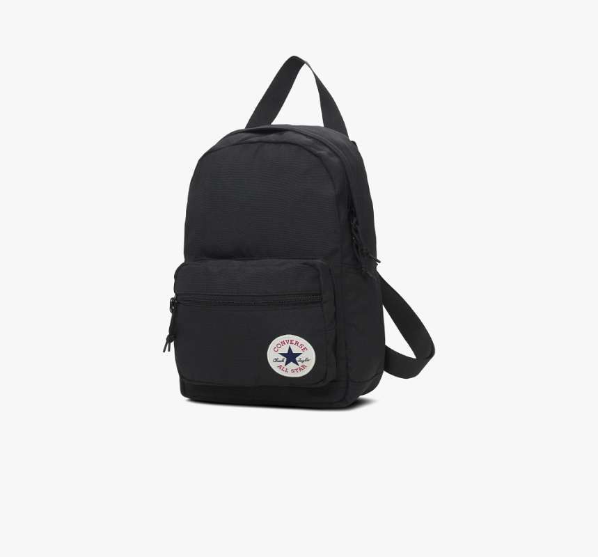 converse mini backpack black black 023 : Converse Fashion and a tricot Small Square Backpack