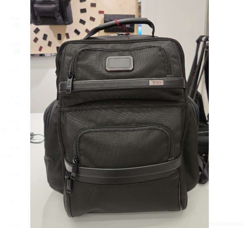 TUMI Alpha Brief Backpack Bag Tas Ransel Black