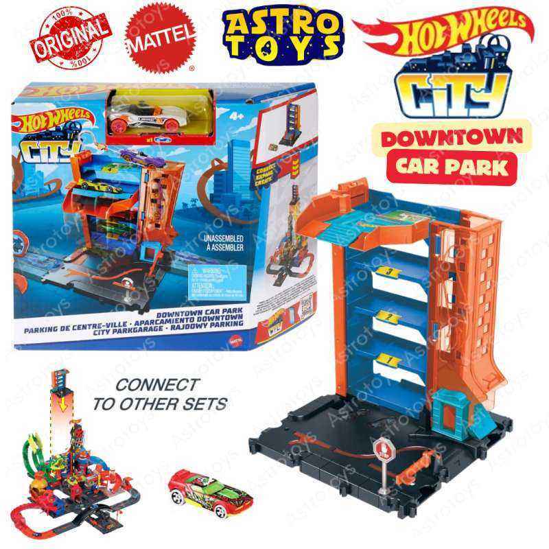 HOT Hot Wheels Mega Bloks Car Track Track Hot Wheels City - Main Image