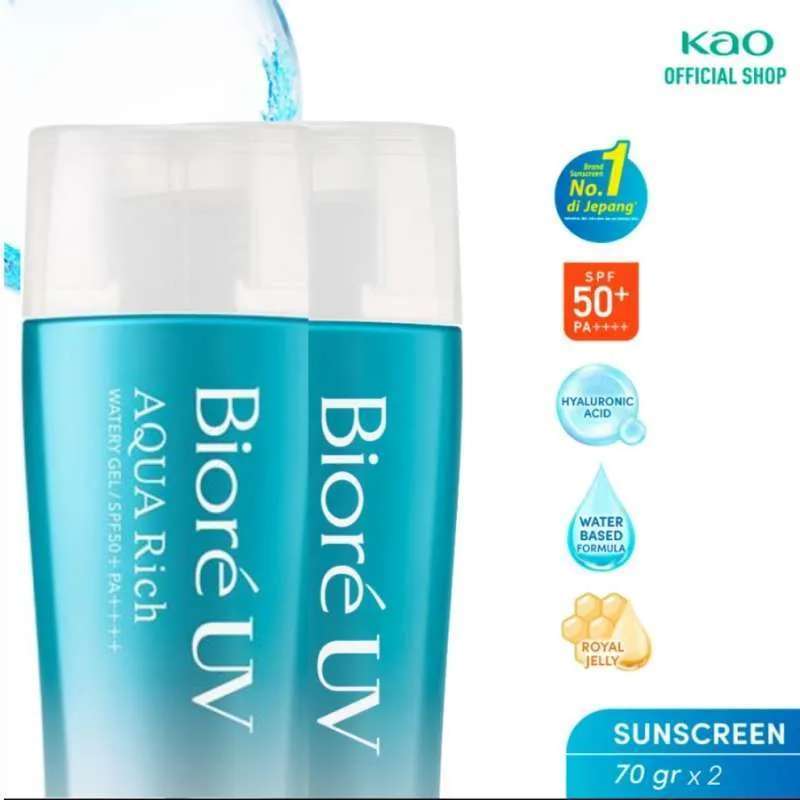 Biore UV Aqua Rich Watery Gel Sunscreen Skin Care SPF 50