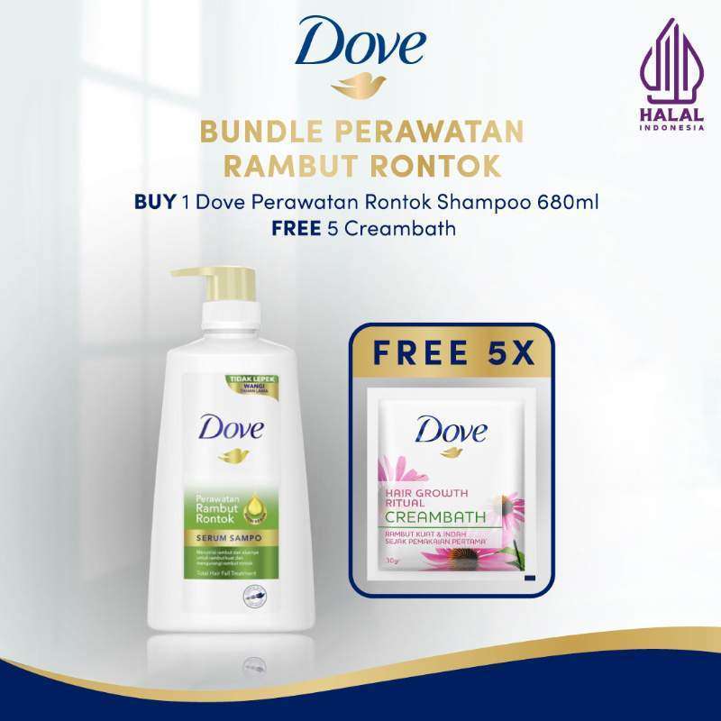 Promo Dove Anti Hair Fall Perawatan Rambut Rontok Shampoo [680 Ml