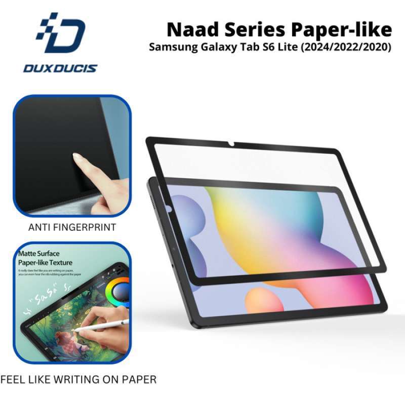 Paper Feel Screen Protector Samsung Galaxy Tab S6 Lite 2024 Anti Gores Naad  Paperlike - Main Image