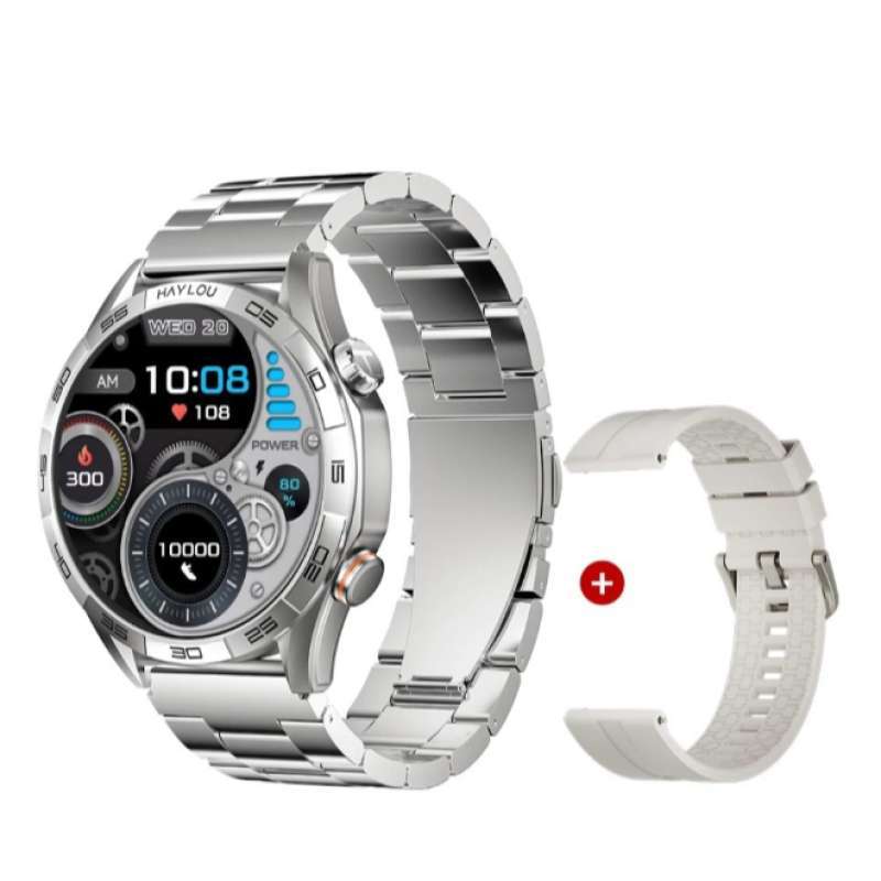 Stainless Steel Haylou Solar Bands Stainless Steel Smart Watch