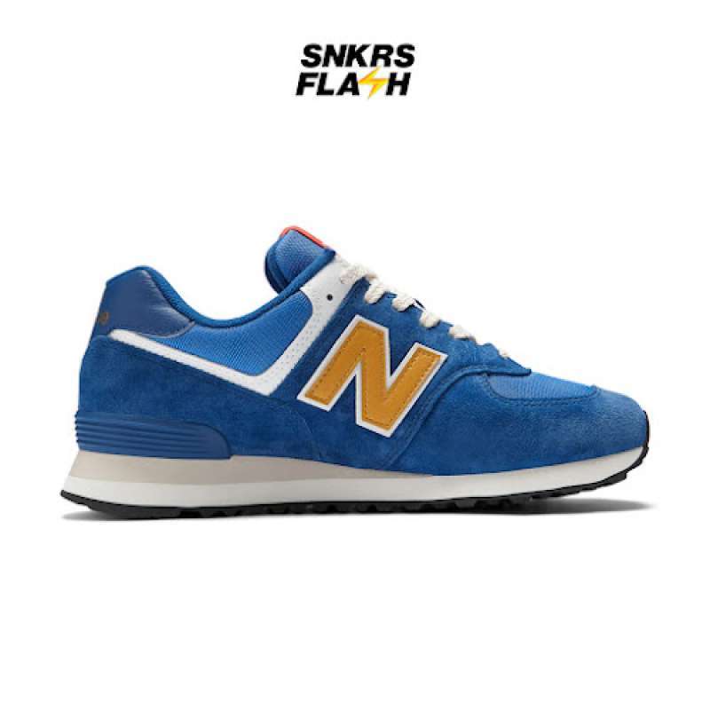 574 Core New Balance Men Blue Promo Sepatu Sneakers Unisex New