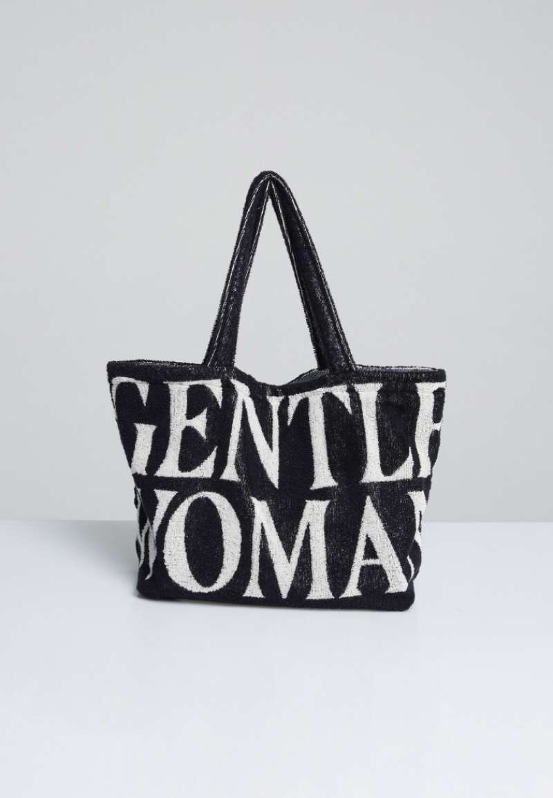 【Gentlewoman】GW Terry トートバッグ ブラック Gentlewoman】GW Terry トートバッグ ブラック (GENTLEWOMAN