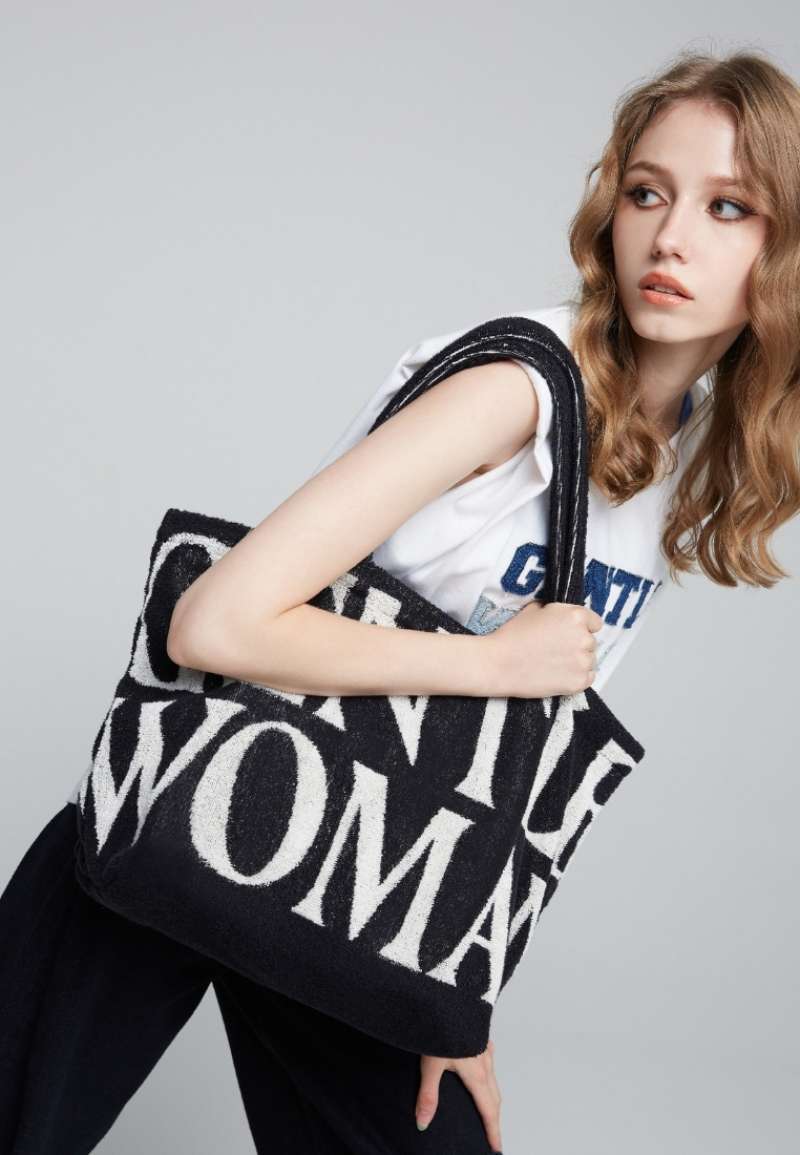 Promo Gentlewoman Gw Terry Tote Bag Black Diskon 42% Di