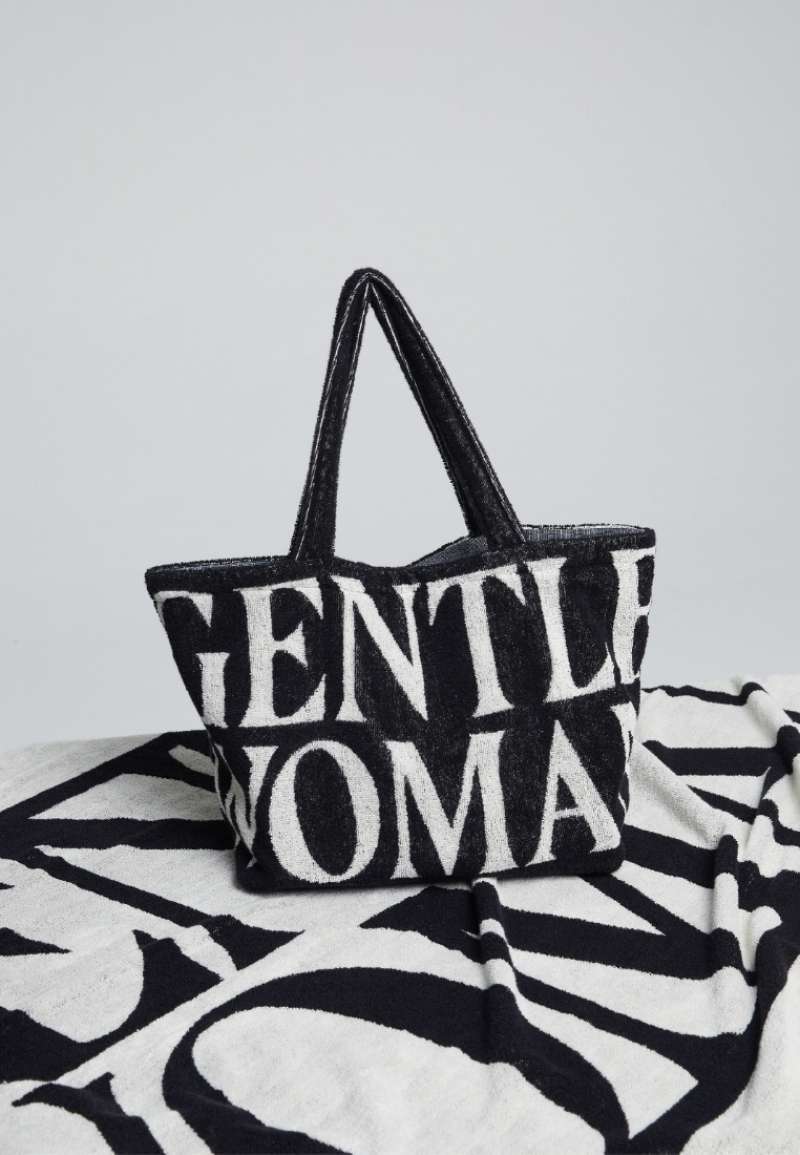 Promo Gentlewoman Gw Terry Tote Bag Black Diskon 42% Di