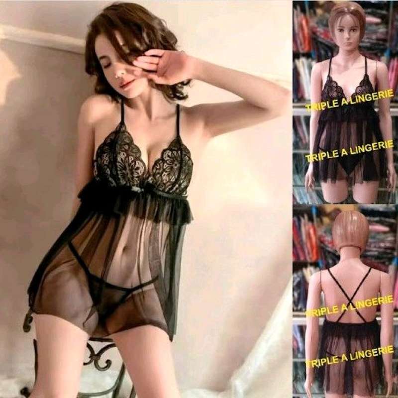 sexy hot erotic lingerie Jual Lingerie Sexy Lace Dress Baju Tidur Wanita D1512bk Di Seller Lingerie  Yogya Murah - Catur Tunggal, Kab. Sleman