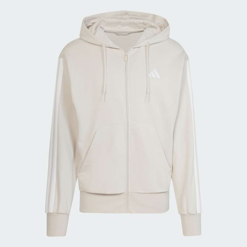 ADIDAS Essentials 3-Stripes French Terry Full-Zip Hoodie JE6340 20251