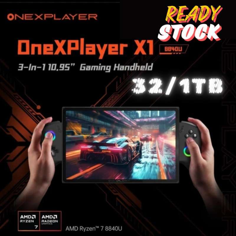 OneXPlayer X1 OXP X1 One Xplayer X1 Laptop PC Handheld Gaming 3in1  inch AMD Ryzen 8840 2024 Game Console Ram 32GB