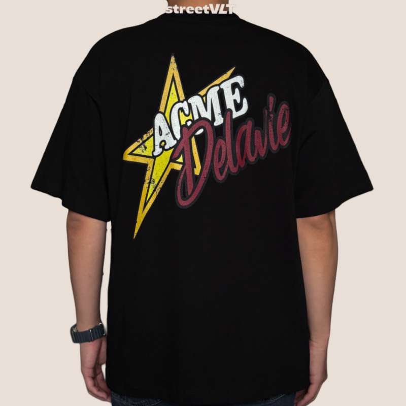 Jual Adlv Crack Star Logo Short Sleeve T-shirt Acme De La