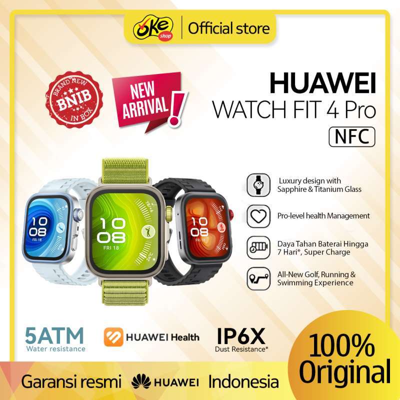 HUAWEI WATCH FIT WATCH FIT Pro Stylish Design GPS 10-Day  Battery Life* Sports Tracking Health Management