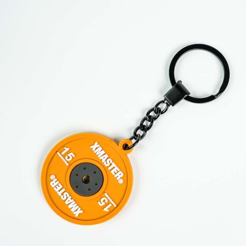 Jual Xmaster Keychain Ring Pvc Patch Bumper Plate Fitness Crossfit