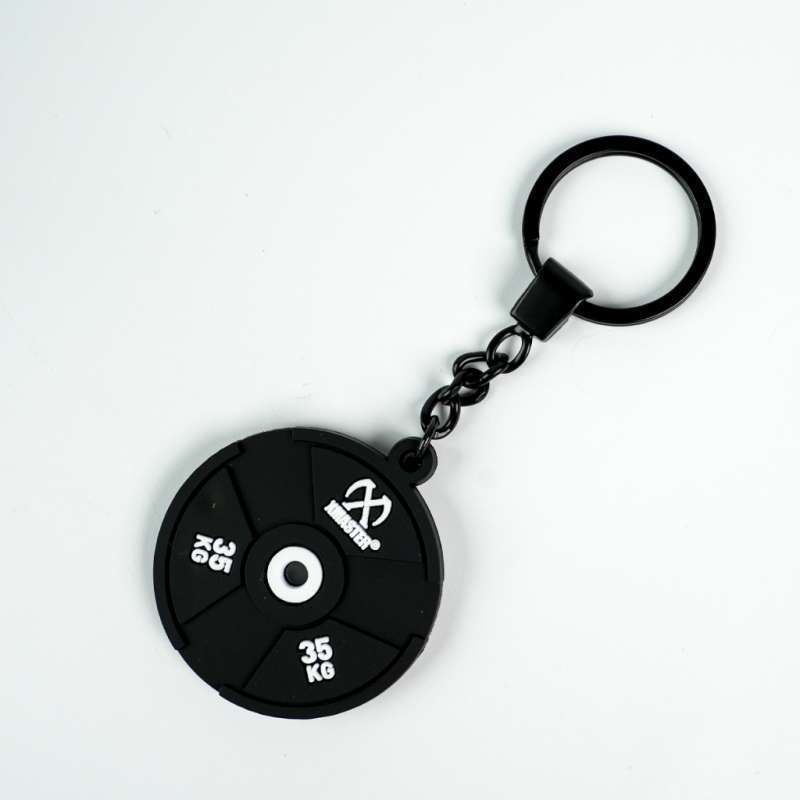 Gym Equipment Gym Pvc Plates XMASTER Keychain Ring PVC Patch