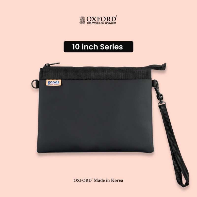 Goods Korea Pouch Tablet Waterproof 10 Inch – Stylish Oxford Design for Students, Fits iPad Mini, Documents, Accessories, and More for Travel and Office Use