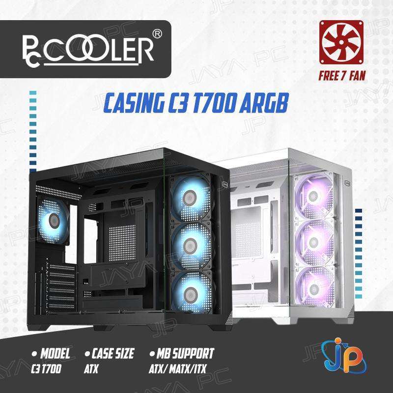 PCケース PCCOOLER CPS C3 T700 ARGB ミドルタワー PCCOOLER CPS C3