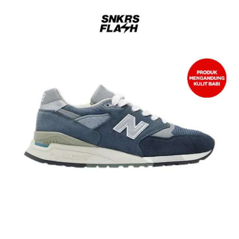 Promo Sepatu Sneakers Unisex New Balance 998 Made In Usa Navy