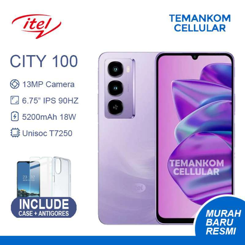 Jual Itel City 100 By Infinix 14gb RAM 6+8gb Extend 6/128 6gb