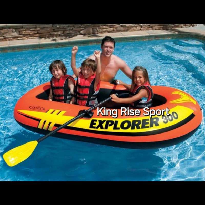 Jual Intex 58332 Explorer 300 Boat Set/ Perahu Dayung Pompa