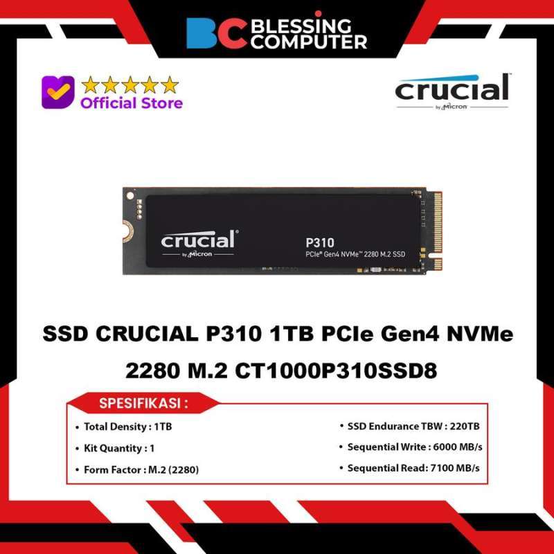 Crucial P310 1TB M.2 SSD Crucial P310 Review | PCMag