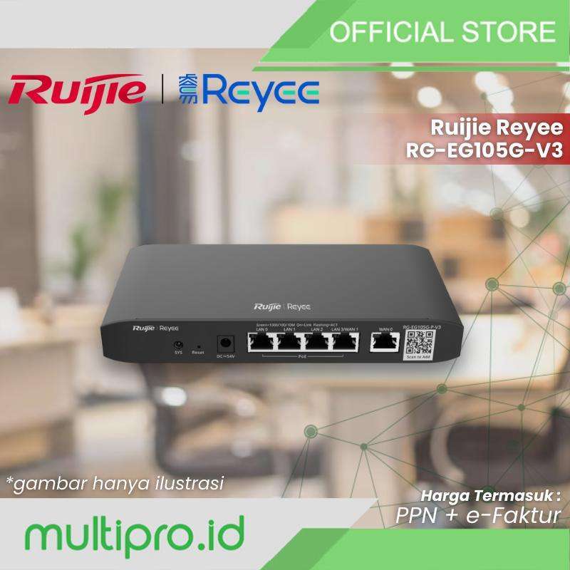 Jual Ruijie Rg-eg105g-v3 Reyee Cloud Managed Router Di Seller Multipro ...