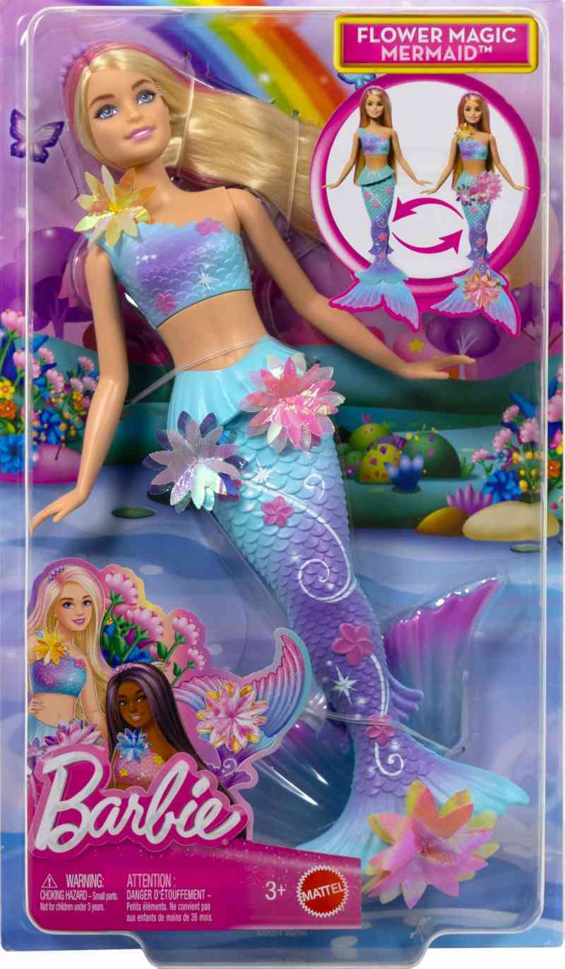 Boneka Barbie Mermaid Barbie Color Reveal Boneka Barbie Barbie