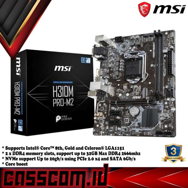 H310m Pro D Plus MS LGA 1151 Desktop Motherboards H310M PRO-V PLUS