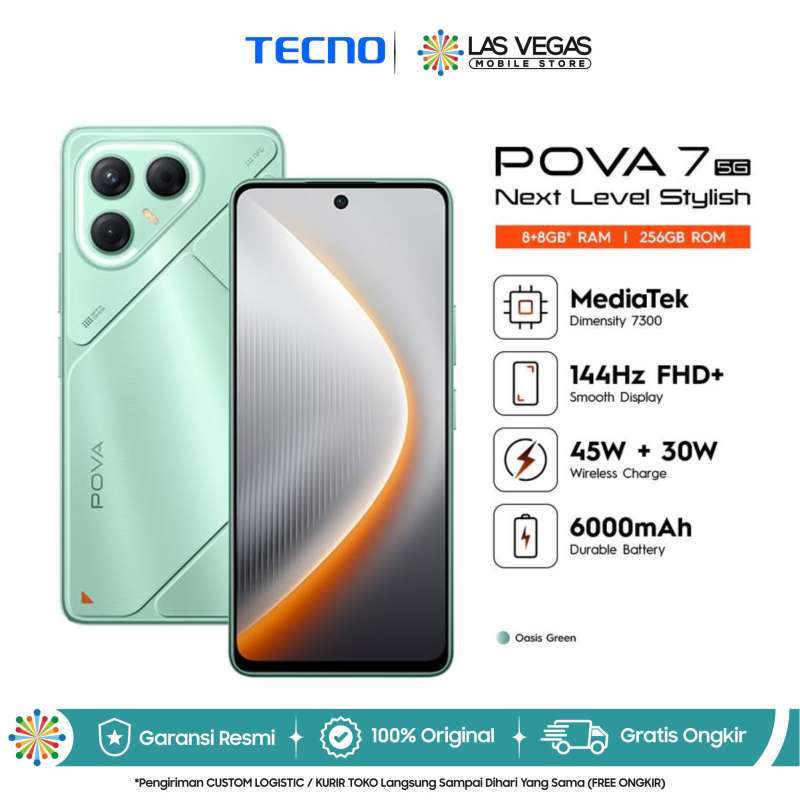 Tecno 6000mh Battery Mobile Price TECNO Smartphone POVA (LI7) - Main Image