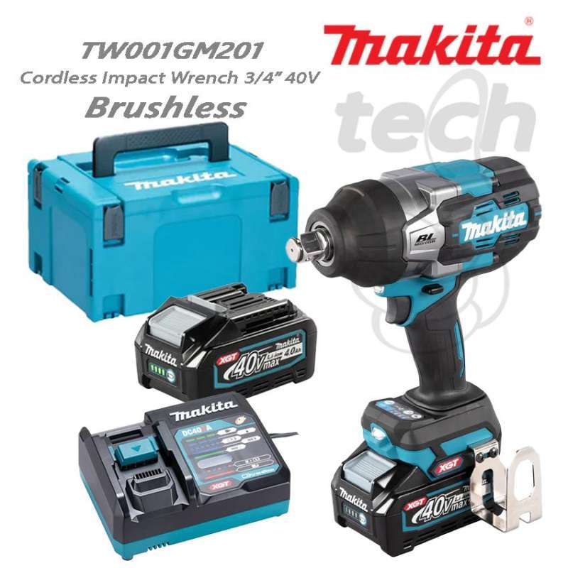 Mesin Pembuka Baut Baterai Cordless Impact Wrench 3/4