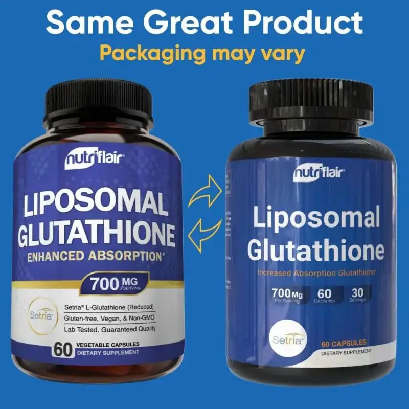 Promo Original Nutriflair Liposomal Glutathione Supplement 700mg – Setria® Reduced L-glutathione, 60 Capsules Diskon 9% Di Seller Farma Medicine Original - Tanah Kali Kedinding, Kota Surabaya