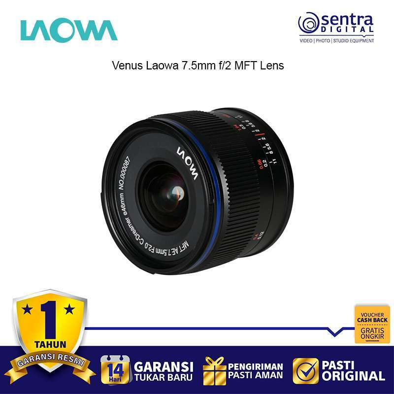 Venus Optics Laowa f2 Lens for MFT Lensa Manual M4/3 mm f/2  Micro Four Thirds X01
